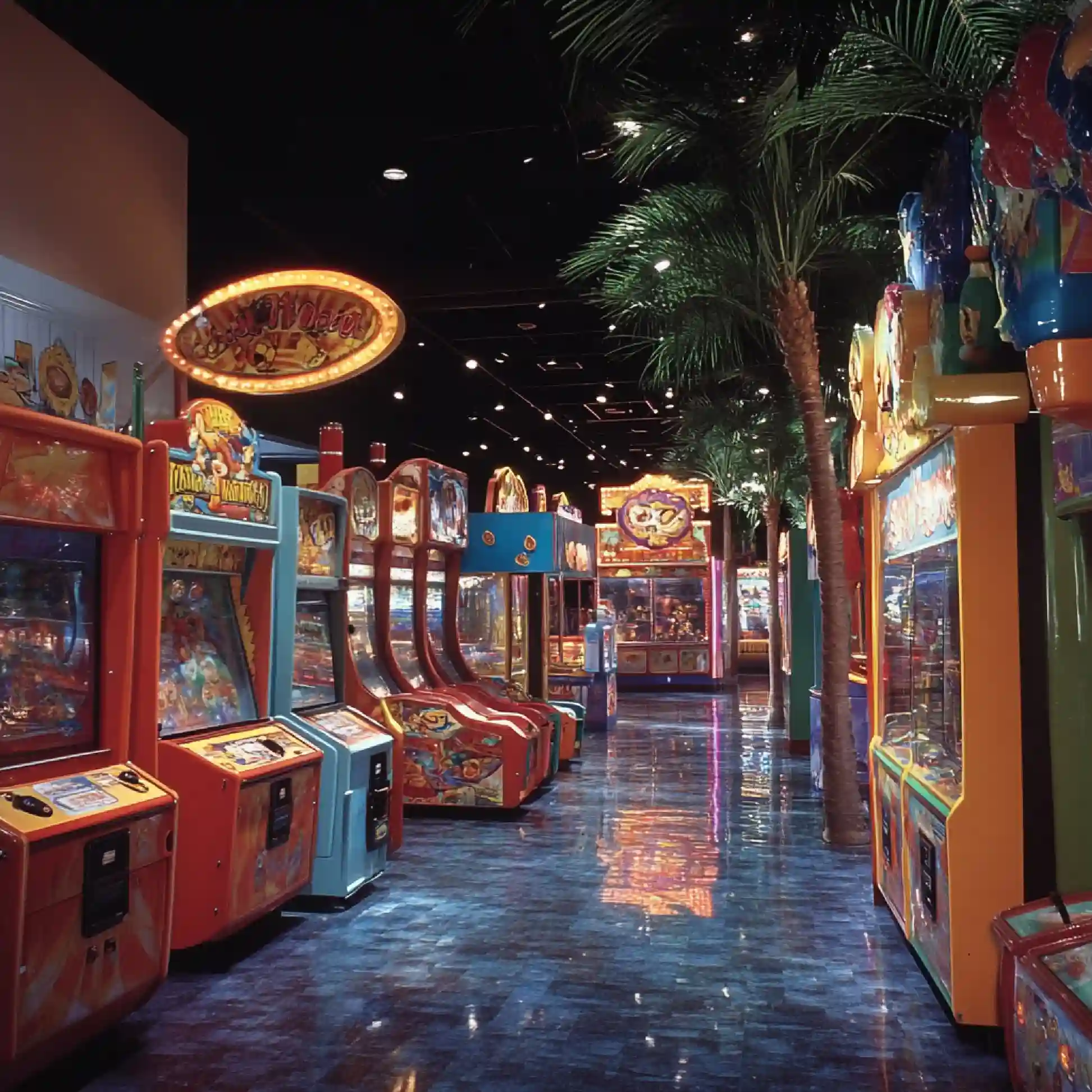 Pachinko hall atmosphere